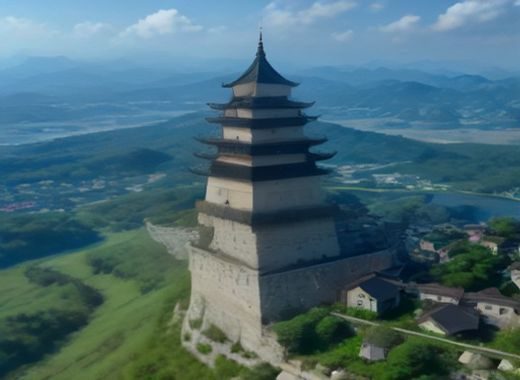 中国城市化背景下的学校校园全景，绿树成荫的操场与教学楼交相辉映，傍晚暖光氛围烘托出故事的时代质感